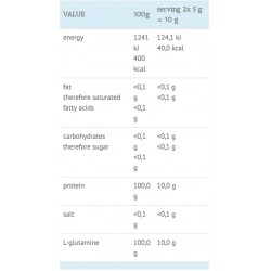 Z-KONZEPT 100% L-Glutamine Powder - 400 gr